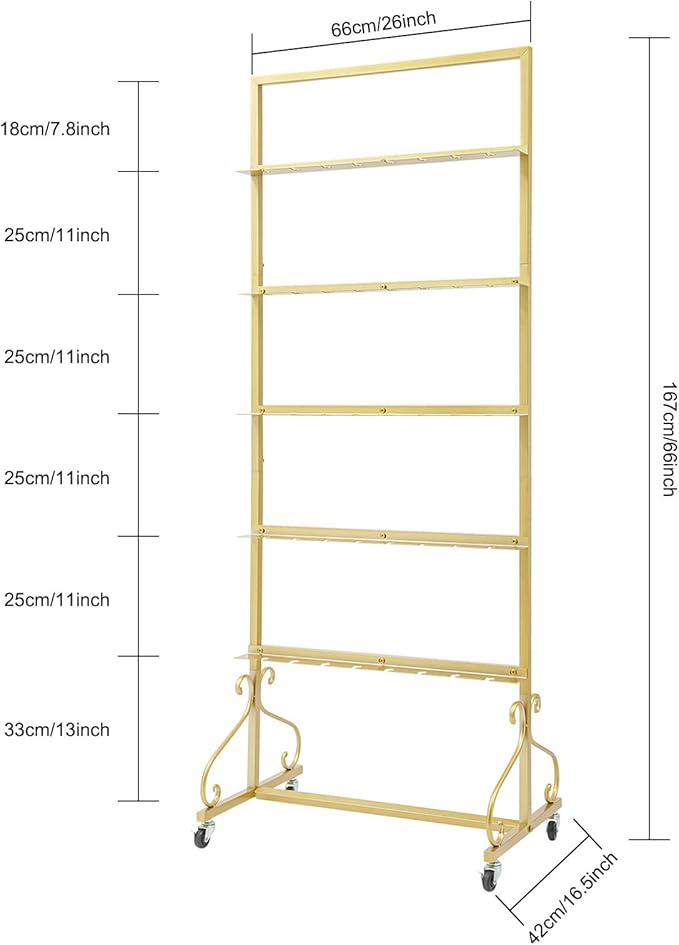 40 Slots Champagne Holder Stand for Party, Wine Glass Display Wall Holder, Stable Wine Glass Stemware Rack for Bar, Wedding, Party (Gold)-CasaMuseHome