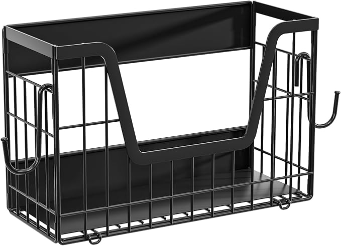 2 Set Magnetic Shelf for Fridge, Potato & Onion Storage Bins, Magnetic Fruit Basket for Refrigerator Pantry Kitchen Counter Laundry, Magnetic Fridge Organizer Spice Snacks Magnet Fridge Shelf-CasaMuseHome