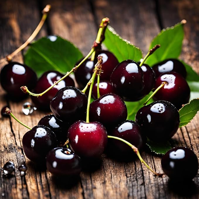 1OAK Soy Wax Scented Candles (Black Cherry) - Black Cherry Candle - Soy Candles for Home Scented - Long Burning Candles Premium - Hand-Poured (7oz.)-CasaMuseHome