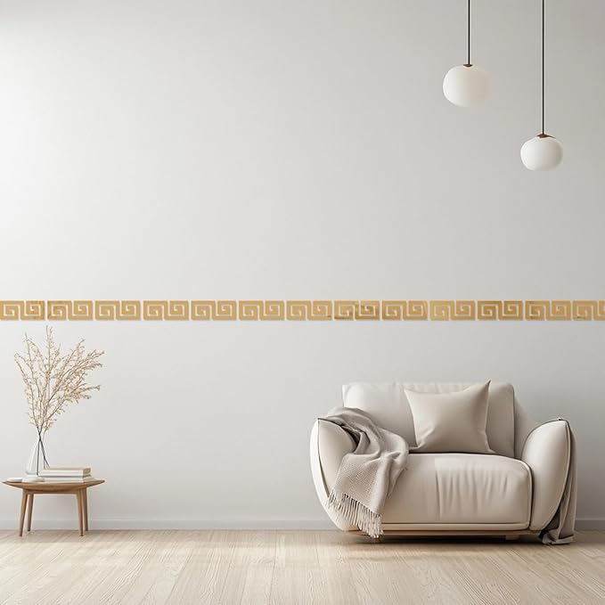 15 Pcs DIY Geometric Shape Acrylic Decorative Mirror Stickers Removable Adhesive Wall Mirror Décor for Living Room Home Background (Gold,3.15 * 7.87inches)-CasaMuseHome