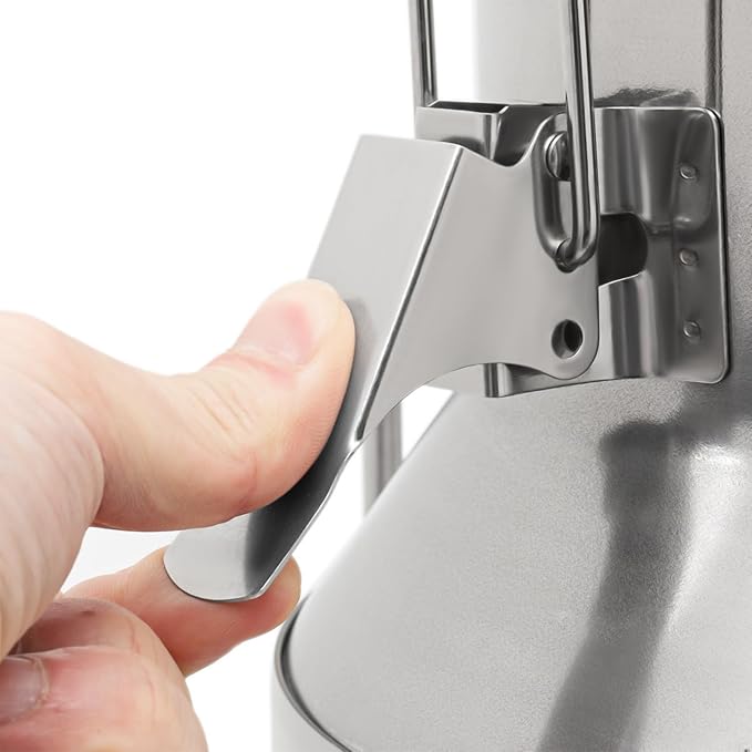 201 Food-Grade Stainless Steel Ice Bucket with Lid, 10L/2.64Gal Good Sealing Storage Canister Milk Bucket Milk Can for Coffee, Tea, Water, Milk, Soup-CasaMuseHome