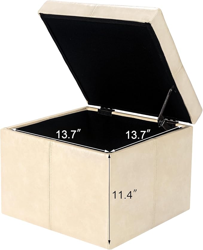 Adeco Storage Ottoman-CasaMuseHome