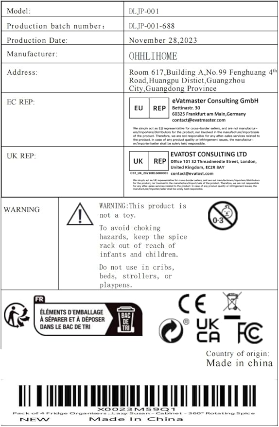 4 Pack 10 Inch Non-Skid Lazy Susan Turntable Organizers - Spinning Rack for Pantry Organization and Storage, Kitchen, Cabinet, Fridge, Bathroom Vanity, Countertop, Under Sink Organizing, Spice Rack-CasaMuseHome