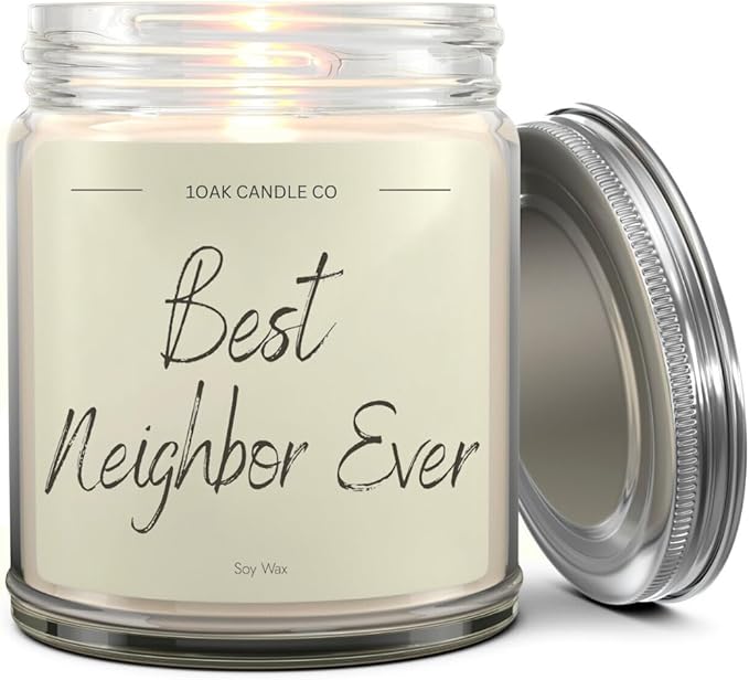 1OAK Vanilla Candle - Best Neighbor Gift for Christmas and Housewarming - Thank You Present for Women and Men-CasaMuseHome