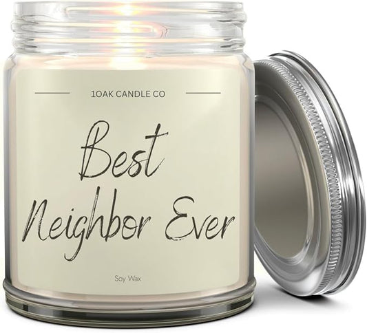 1OAK Vanilla Candle - Best Neighbor Gift for Christmas and Housewarming - Thank You Present for Women and Men-CasaMuseHome