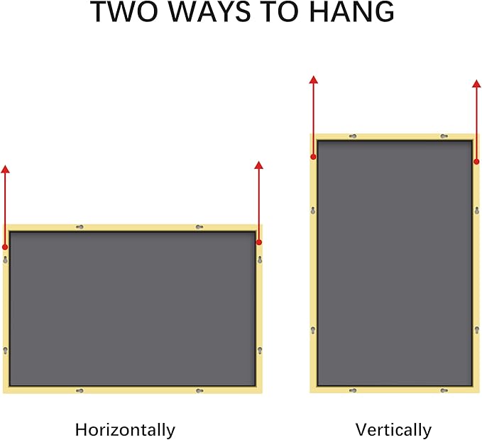 36x48inch Bathroom Mirror, Gold Rectangle Mirror with Thin Metal Frame, Large Rectangular Wall Mirrors for Bathroom, Living Room, Hair Salon, Big Farmhouse Mirror Hang Horizontal/Vertical-CasaMuseHome