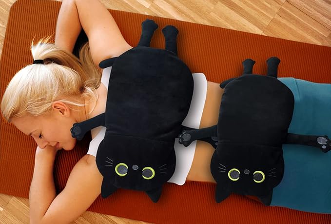 2PCS Large Microwave Heating Pads for Cramps Pain Relief, Moist Microwavable Period Menstrual Heat Packs, Cordless Warm Compress Gift for Mothers Day, Birthday, Thanksgiving, Christmas, 21*12" + 17*9"-CasaMuseHome