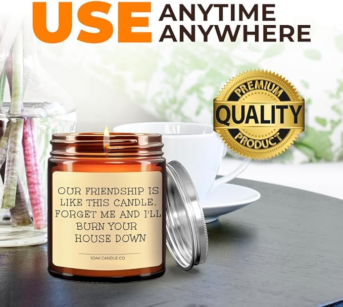 1OAK Vanilla Candle - Best Friend Candle for Women - Friendship, Christmas & BFF Gifts-CasaMuseHome