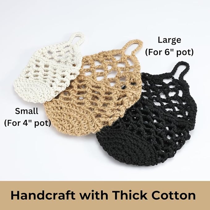 2PK Wall Planters for Indoor Plants, Macrame Plant Hanger | Wall Planter, Plant Hanger, Hanging Planter (2PK, for 6 inch Pot)-CasaMuseHome