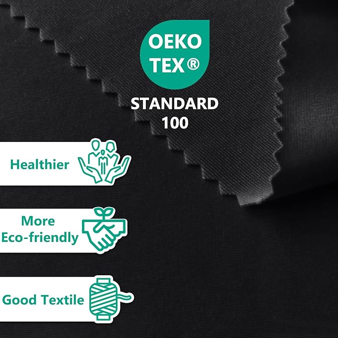 ABCCANOPY 4 Pack 4 FT Black Spandex Table Cover Stretch Fitted Wrinkle Resistant Tablecloth Reuse for Rectangular Folding Table Patry Event Wedding Banquet Protector-CasaMuseHome