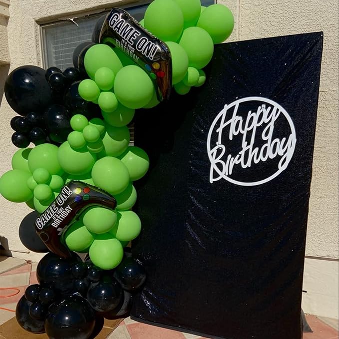 130pcs Lime Green Balloons Different Sizes 18" 12" 10" 5" Light Green Balloons for Birthday Dinosaur Baby Shower St. Patrick's Day Summer Jungle Forest Safari Party Decorations-CasaMuseHome