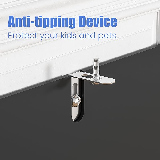 71" Tall Pantry Cabinet, 4 Doors Kitchen Pantry Storage Cabinet, Freestanding Larder Cupboard, Kitchen Hutch with Gold Handles for Dining Room, Bathroom, Black-CasaMuseHome