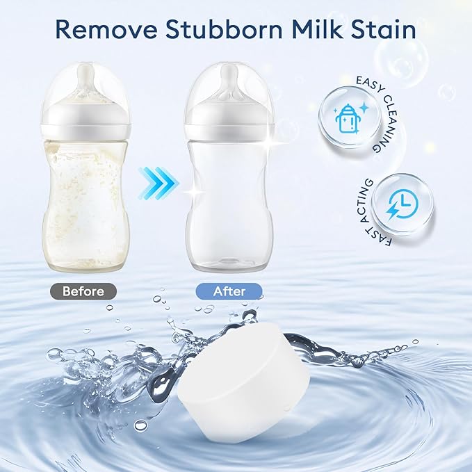 300 Professional Deep Cleaning Detergent Tablets for All Baby Bottle Washers, Washer Tablets for Bottle Washer and Sterilizer and Dryer, Easy to Use-CasaMuseHome