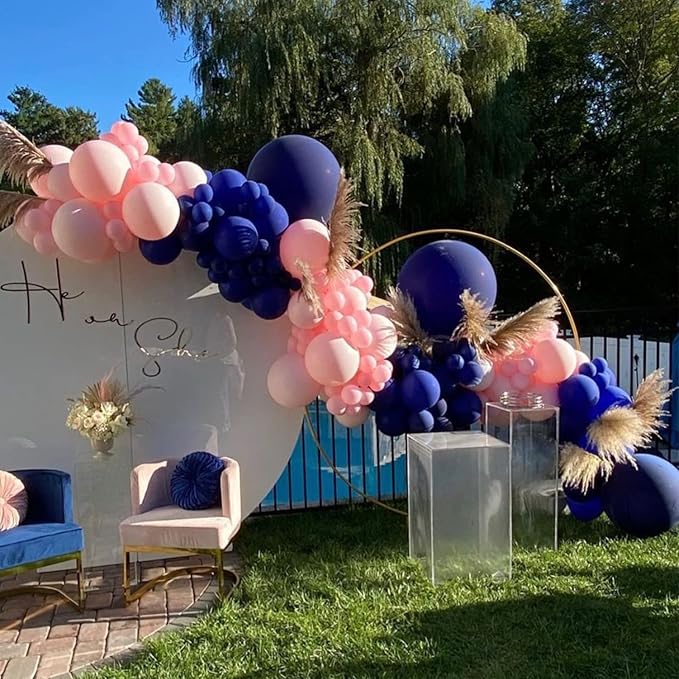 130pcs Navy Blue Balloons Different Sizes 18" 12" 10" 5" Dark Blue Balloons for Birthday Graduation Baby Shower Anniversary New Year Party Holiday Decorations-CasaMuseHome