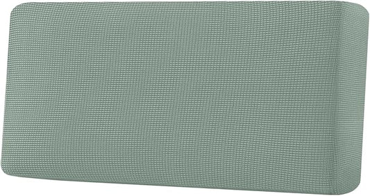 H.VERSAILTEX Super Stretch Individual Seat Cushion Covers Sofa Covers Couch Cushion Covers Slipcover Sets Thick Jacquard Textured Twill Fabric (1 Piece Sofa Cushion Cover, Sage)-CasaMuseHome