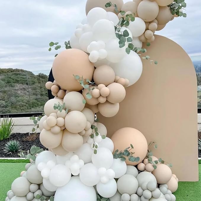 130pcs Pastel Orange Balloons Different Sizes 18" 12" 10" 5" Peach Latex Balloon Garland Arch Kit for Birthday Baby Shower Graduation Wedding Gender Reveal Party Decorations-CasaMuseHome