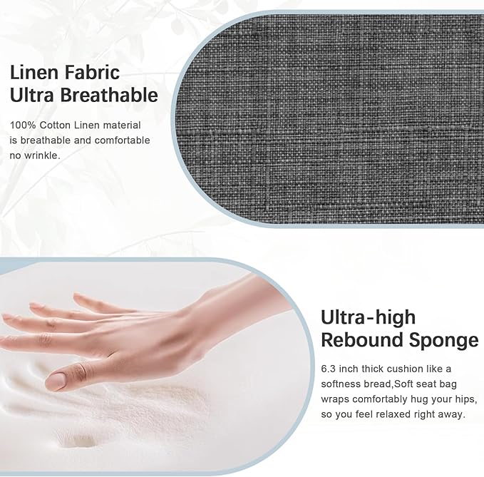 Accent Chair 2 Seat, Arm Chairs with Soft Seat and Armrests for Living Room, Love seat for Dining, Reading, and Waiting Rooms (Gray)-CasaMuseHome