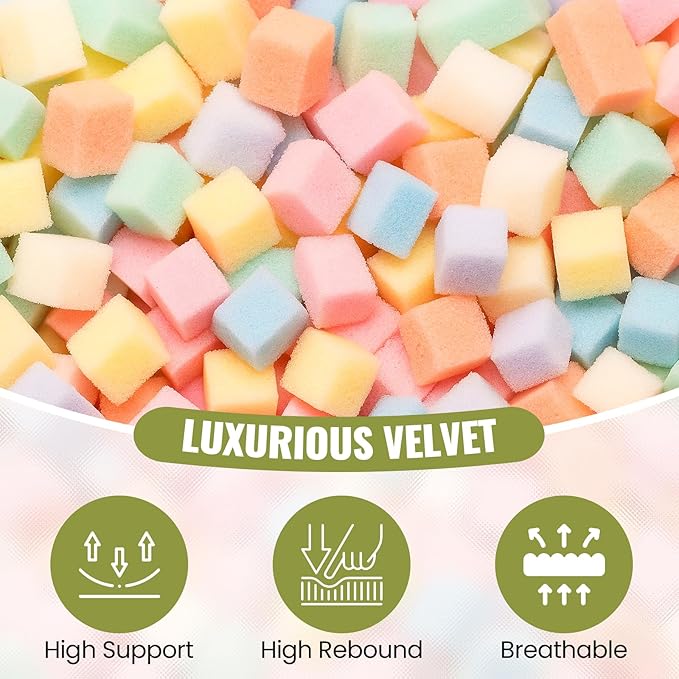 4FT Bean Bag Chair: Bean Bag with Velvet Cover, Fluffy and Comfy Bean Bag Chairs for Adults and Kids, Bean Bag Sofa Filled with High-Density Sponge for Gaming (Mint Green)-CasaMuseHome