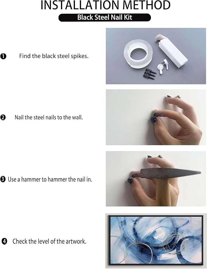 Abstract Wall Art DUNHUANG ART Framed Canvas Wall Art - Modern Wall Art Decor for Living Room, Bedroom, Office - Ready to Hang - Home Decoration 30"x60"-CasaMuseHome