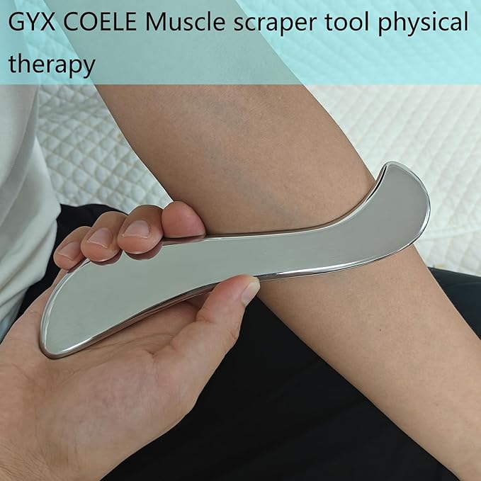 4 in 1 Muscle Scraper Tool Set, IASTM Physical Therapy Massage Tools with Storage Case, Gua Sha Massage Scraper Scraping Tool Physical Therapy (4PCS Set)-CasaMuseHome