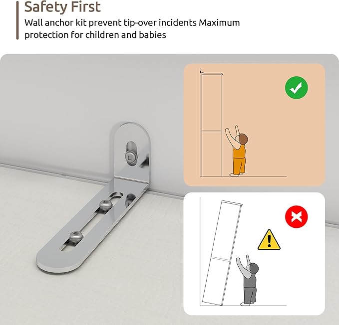 70-Inch Tall White Bookcase, 5 Tiers Shelves Open Storage Bookshelf, 33 in Wide Anti Tipping Indoor Furniture, Book Cases for Home Library Office Bedroom School-CasaMuseHome