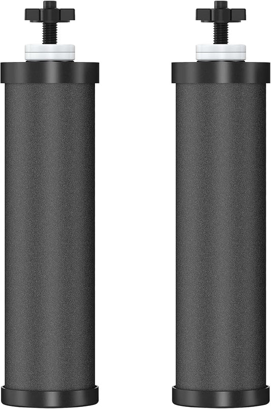 2 Pack Black Filters, Water Filter Replacement for Berkey BB9-2, Compatible with Berkey Gravity Water Filter Systems-CasaMuseHome