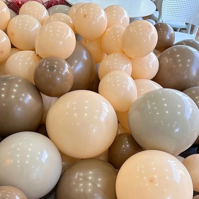 130pcs Pastel Orange Balloons Different Sizes 18" 12" 10" 5" Peach Latex Balloon Garland Arch Kit for Birthday Baby Shower Graduation Wedding Gender Reveal Party Decorations-CasaMuseHome