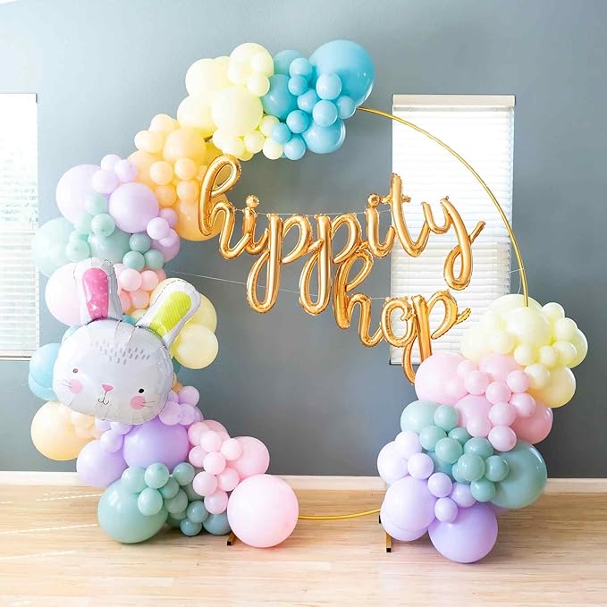 130pcs Pastel Balloons Different Sizes 18" 12" 10" 5" Macaron Latex Balloon Garland Arch Kit for Birthday Easter Baby Shower Graduation Wedding Gender Reveal Anniversary Party Decorations-CasaMuseHome