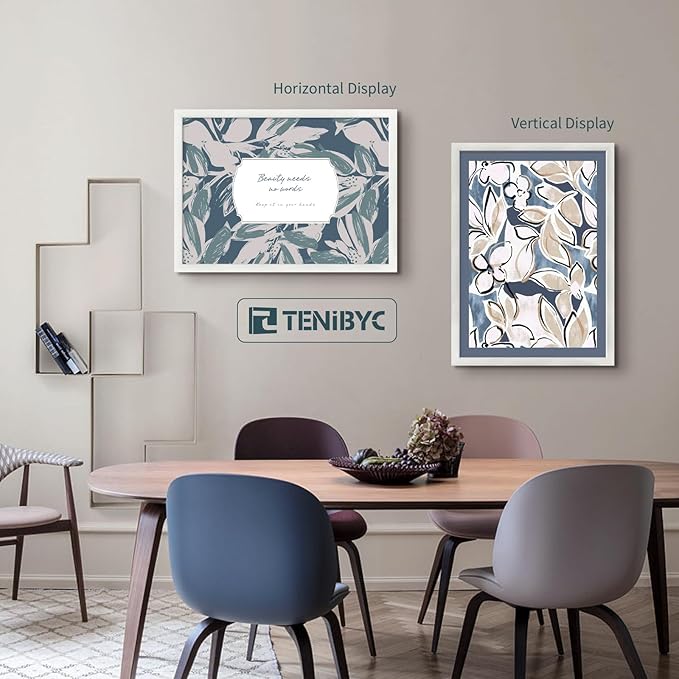 20x28 Picture Frame Set of 3 - White Woodgrain, Solid Wood Gallery Poster Frame - Wall Hanging-CasaMuseHome