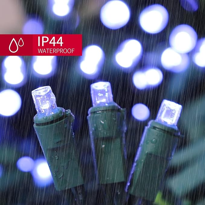 60 Count Cool White -String Lights - LED Christmas Lights, Mini led Lights for Indoor Outdoor Home Holiday Party Wedding Independence Day Decoration-CasaMuseHome