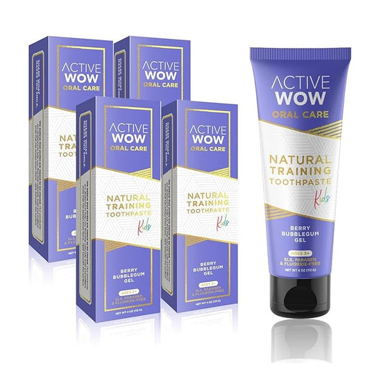 Active Wow Formula Kids Toothpaste - Berry Bubblegum (4 Pack)-CasaMuseHome