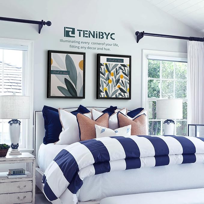 16x20 Picture Frame Set of 3 - Black Woodgrain, Solid Wood, HD Tempered Glass, Wall Gallery Poster Frame-CasaMuseHome