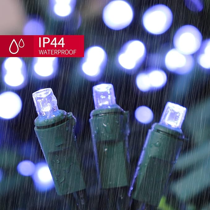 100 Count Cool White -String Lights - 21.6FT LED Christmas Lights, Mini led Lights for Indoor Outdoor Home Holiday Party Wedding Independence Day Decoration-CasaMuseHome