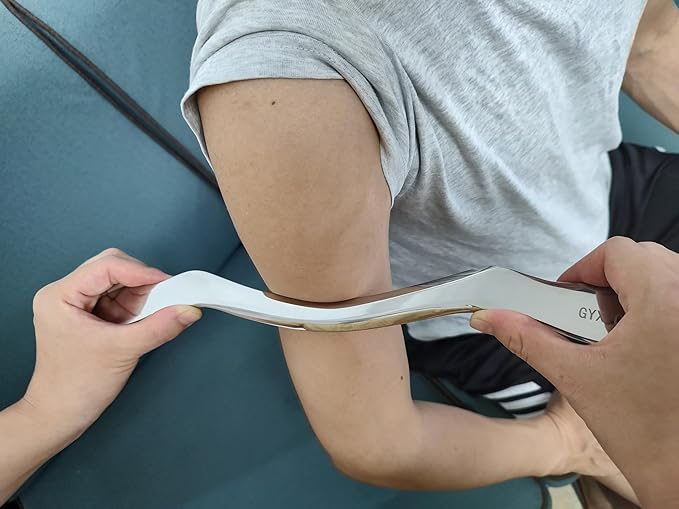 4 in 1 Stainless Steel Gua Sha Muscle Scraper Tool, Professional IASTM Physical Therapy Tool Set for Massage and Scraping-CasaMuseHome
