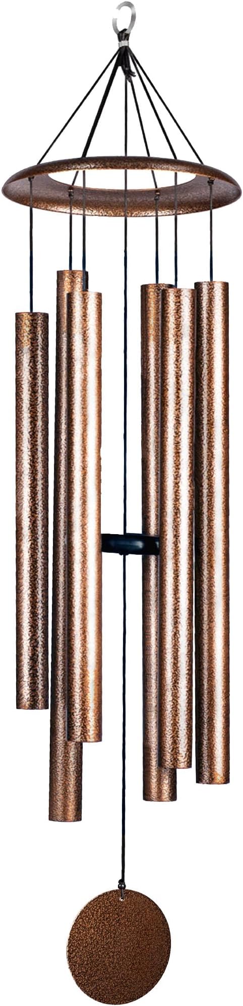 44 Inch Wind Chimes for Outside Deep Tone Sound Like Church Bell Rings Memorial Mother Day Copper Vein 1pcs Thickness of Tube is 2.8mm Taiwan Made-CasaMuseHome