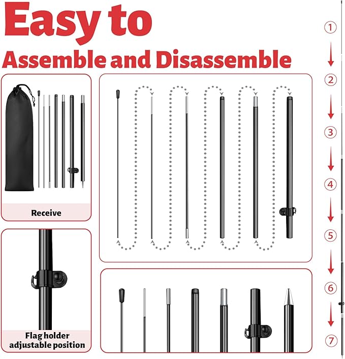 44 Pcs Open House Signs for Real Estate, Double Sided Open House Flag Kit, 7.6 x 5.4 Ft Black Banner Flag Poles Set for Outside, Directional Arrows Sign Stakes Balloons for Open House Supplies-CasaMuseHome