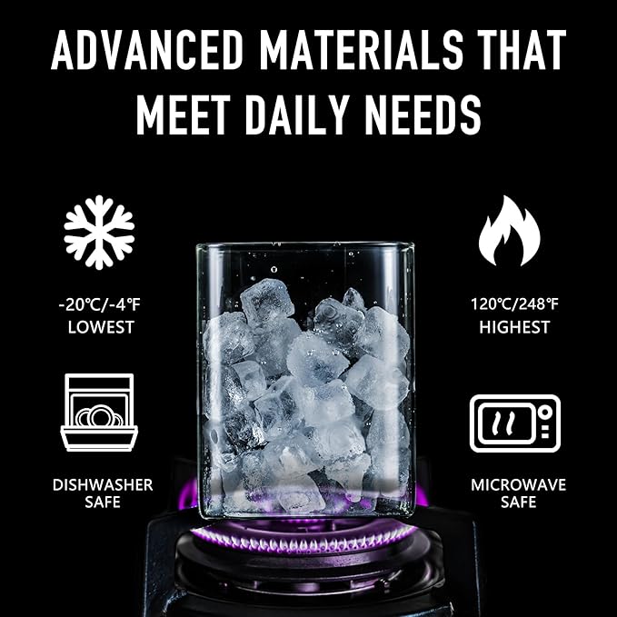 37oz Rectangle Airtight Glass Storage Containers with Bamboo Lids (Set of 4), Square Food Storage Jar, Pantry Organizers for Cereal, Nuts, Snacks and Coffee beans (‎with Black Lable)-CasaMuseHome