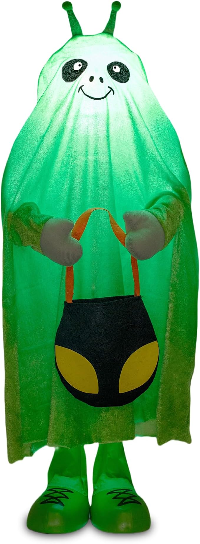 32" Front Porch Light up Halloween Figure Décor, Kit Standing Trick or Treat Indoor and Outdoor Decorations-Alien-CasaMuseHome