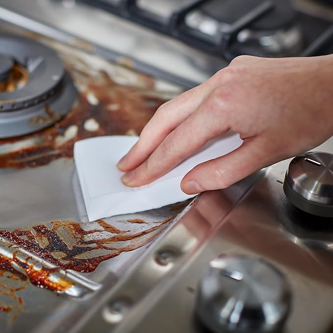 Amazon Basics Extra Durable Eraser, Cleaning Sponges, Removes Scruff Marks and Dirt from Any Surface (2 Packs of 7)-CasaMuseHome