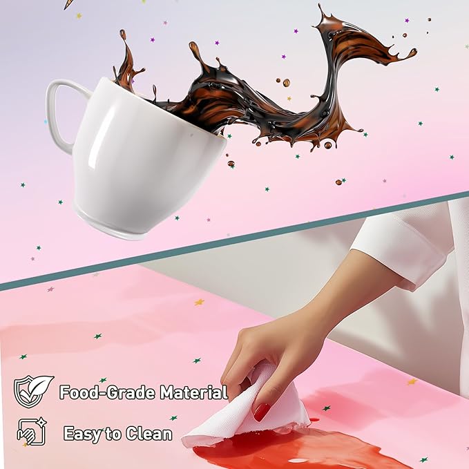 8Pcs Unicorn Tablecloths for Birthday Party, Unicorn Plastic Table Cover Disposable Party Table Cloths, unicórnio Festa Supplies for Baby Shower and Birthday Decoration for Girls (54'' x 108'')-CasaMuseHome