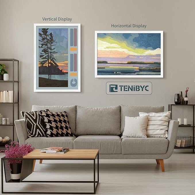 20x30 Poster Frame Set - 3 Pack, Textured White Solid Wood Picture Frame, Wall Gallery Frame - Wall Hanging-CasaMuseHome