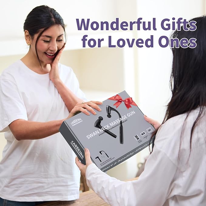 2-in-1 Detachable Muscle Massage Gun Deep Tissue with 20'' Extension Handle, Back and Neck Massager for Pain Relief, Handheld Massager for Shoulder Lower Back Leg Waist, FSA-HSA Eligible-CasaMuseHome