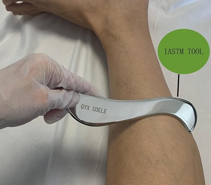 3 in 1 Muscle Scraper Stainless Steel IASTM Set, Physical Therapy Massage Scraper, Gua Sha Muscle Treatment Tools-CasaMuseHome