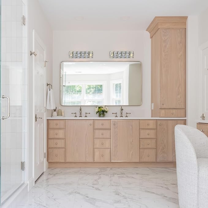 6 Layer Chrome Crystal Wall Sconce, Modern Wall Lamp Light Fixture for Bathroom Vanity, Stairway, Kitchen, Living Room, Bedroom, Hallway-CasaMuseHome