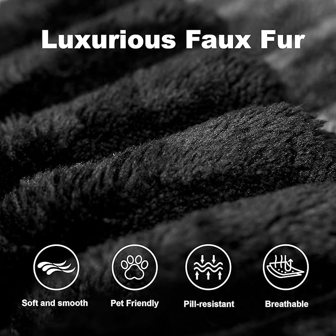 136" Sectional Couches for Living Room Modern Modular Sofa with L-Shape Couchs Upholstered Boneless Couch Deep Seat Sectional Couch with Chaise (Black, Right Facing Chaise+3Seaters+Ottoman)-CasaMuseHome