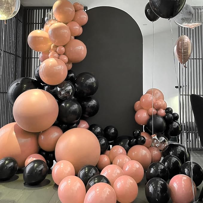 130pcs Peach Balloons Different Sizes 18" 12" 10" 5" Pastel Orange Latex Balloon Garland Arch Kit for Birthday Baby Shower Graduation Wedding Gender Reveal Anniversary Party Decorations-CasaMuseHome