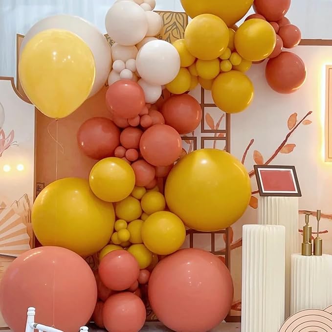130pcs Coral Red Balloons Different Sizes 18" 12" 10" 5" Pastel Red Latex Balloon Garland Arch Kit for Birthday Baby Shower Graduation Wedding Valentine's Day Christmas Party Decorations-CasaMuseHome