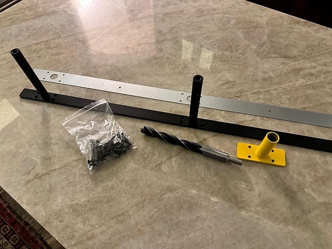 38'' Heavy-Duty Floating Shelf Bracket, Hidden Shelf Bracket for Fireplace Racks and Shelves, if Installed on Studs, max Load of 210 pounds, 38 inches (with Ease kit)-CasaMuseHome