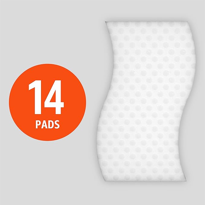 Amazon Basics Extra Durable Eraser, Cleaning Sponges, Removes Scruff Marks and Dirt from Any Surface (2 Packs of 7)-CasaMuseHome