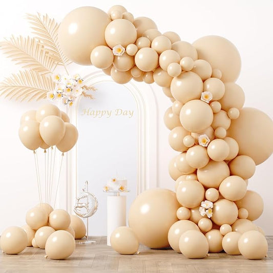 130pcs Blush Pink Balloons Different Sizes 18" 12" 10" 5" Boho Pink Latex Balloon Garland Arch Kit for Birthday Baby Shower Graduation Wedding Gender Reveal Party Decorations-CasaMuseHome